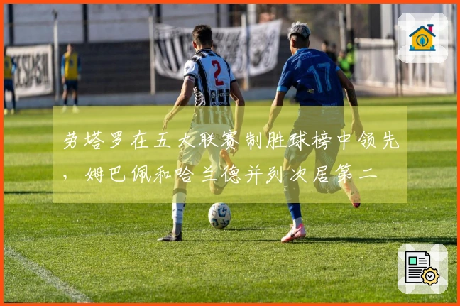 劳塔罗在五大联赛制胜球榜中领先，姆巴佩和哈兰德并列次居第二