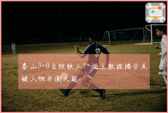 泰山3-0击败铁人！场上数据揭示关键人物非谢文能。